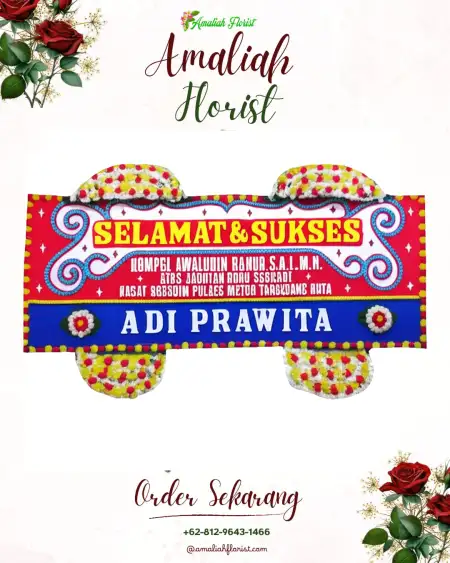 Papan Bunga Ucapan Selamat Panunggangan